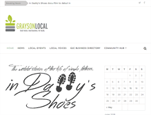 Tablet Screenshot of graysonlocal.org